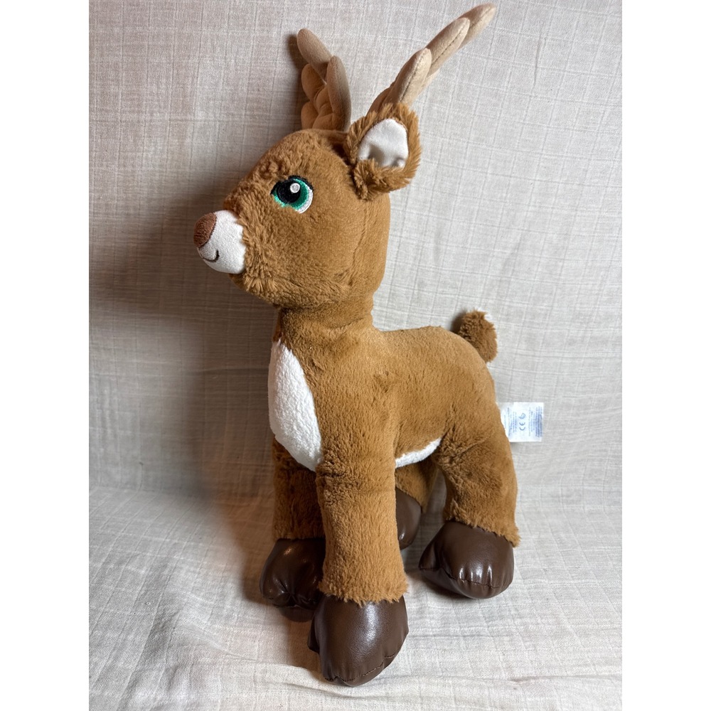 Build-A-Bear Reindeer Plush 16" Brown Stuffed Animal BAB Christmas Deer 2010